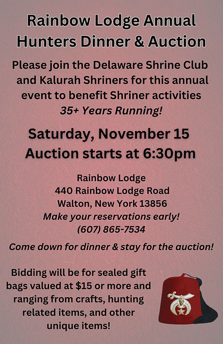 11x17 Hunters Dinner 2025 Public Poster.jpg