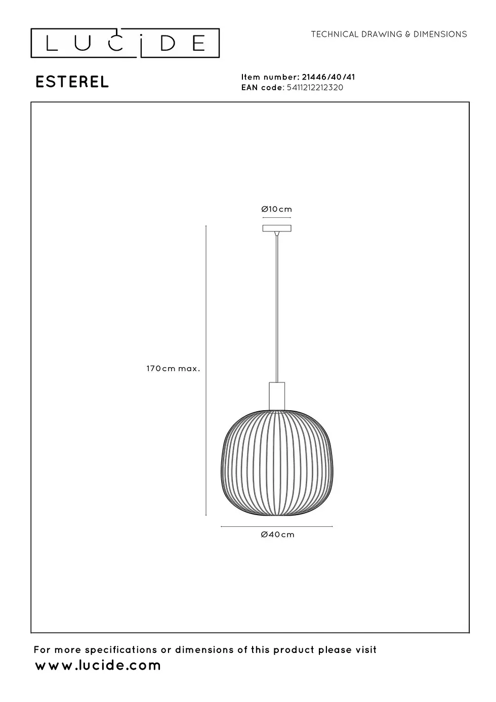 Thumbnail: ESTEREL - 2 stærðir