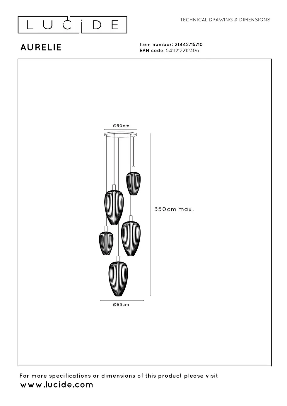 Thumbnail: AURELIE - 3 EÐA 5 LJÓSA