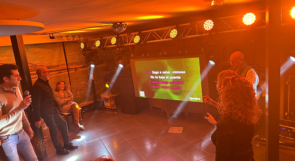 Pantalla LED profesional para karaoke en eventos