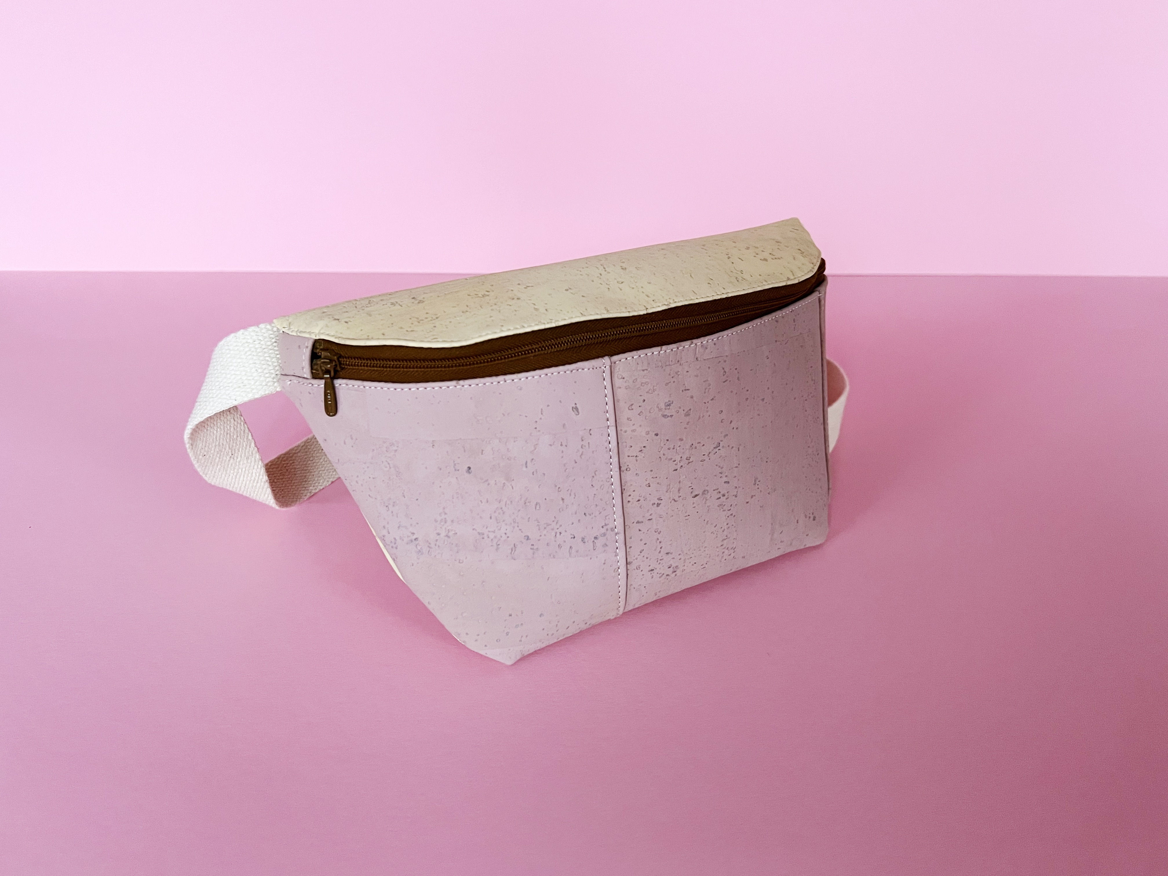 Unikat Patchwork Hipbag "Nori", Kork