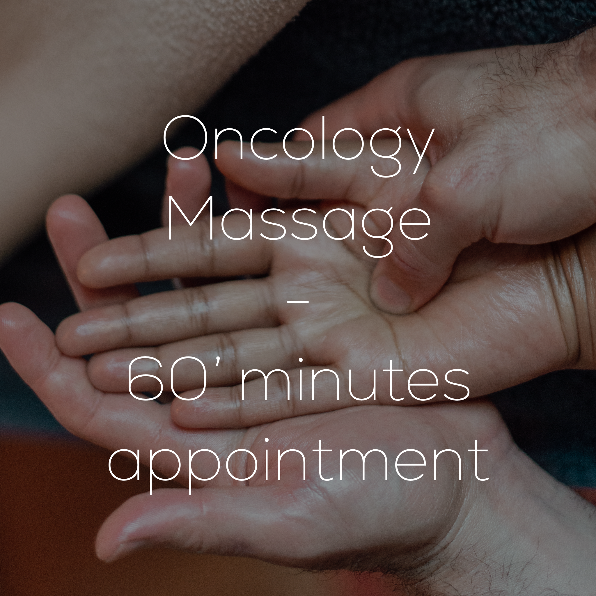 Client receiving oncology massage