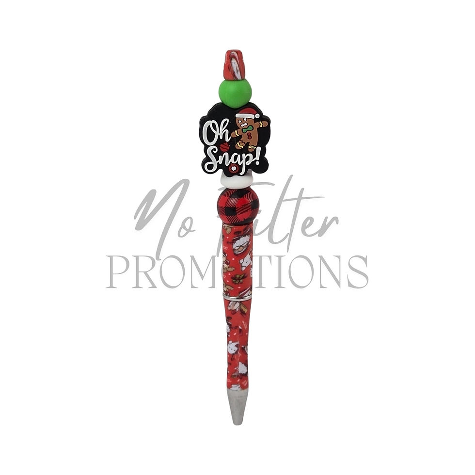 Red Christmas Oh Snap Pen