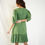 Thumbnail: Green/Yellow Bandhani Dress