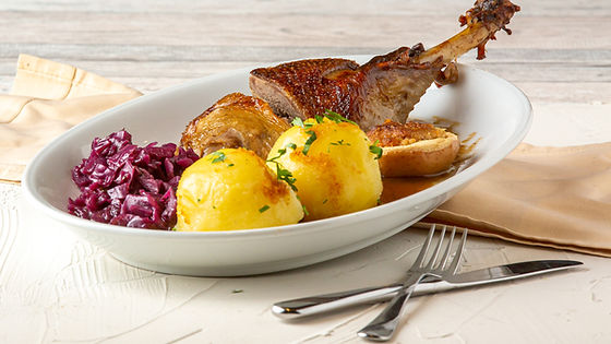 Gänsebraten