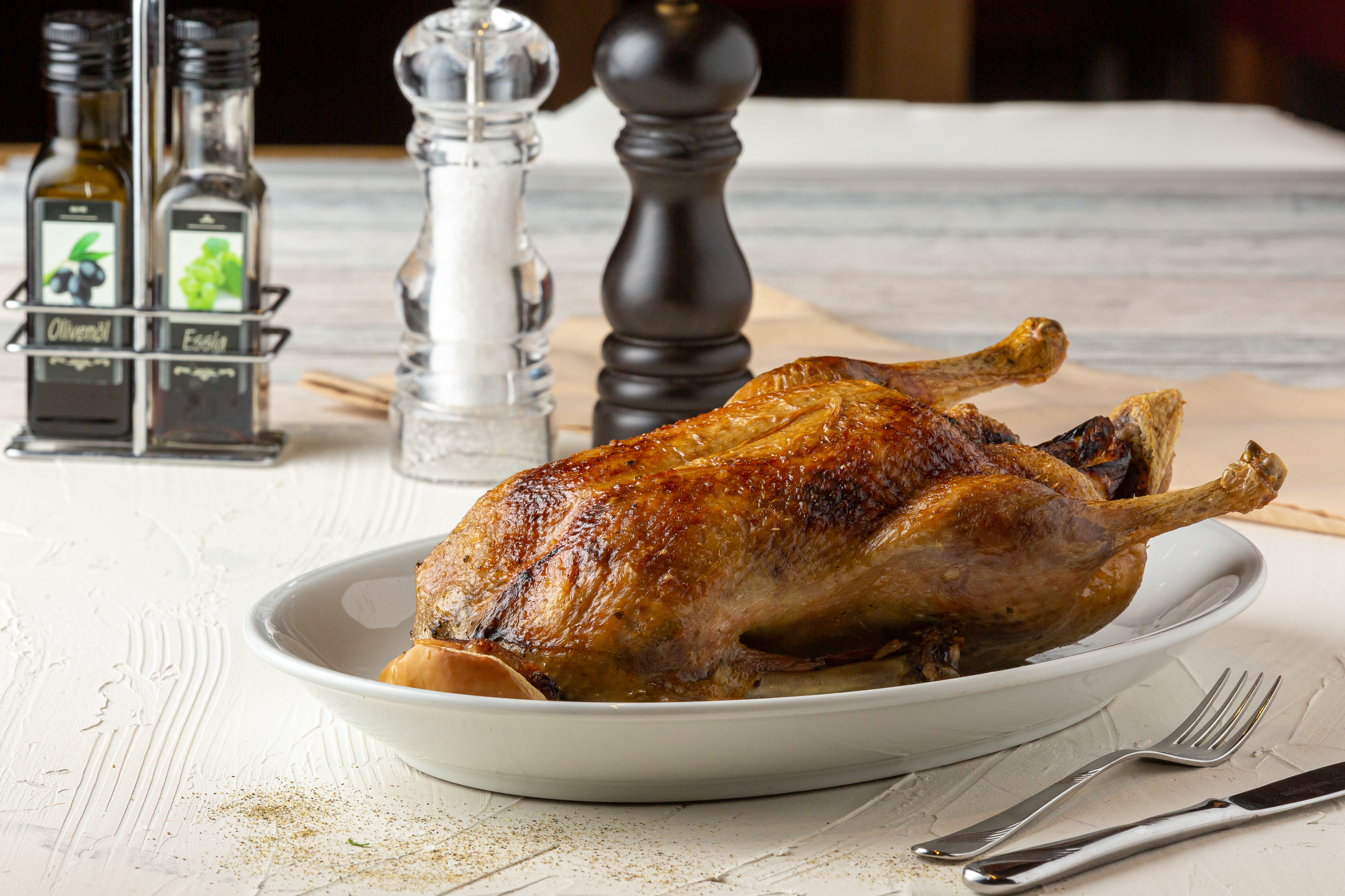 Arranged Food and Objects