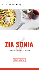 Se alle skabeloner hjemmesideskabeloner – Italian Cuisine