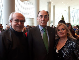 Navidad con fuelle en la torre Iberdrola