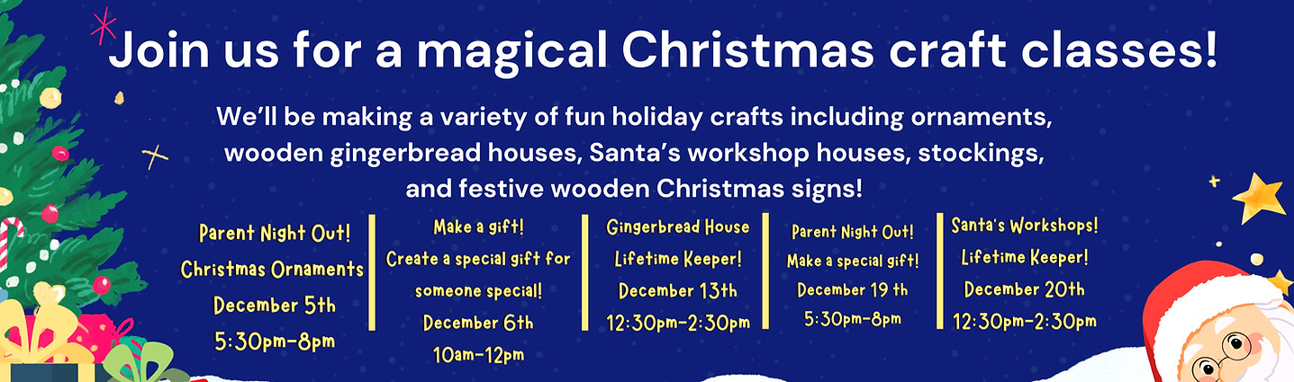 Blue and Yellow Illustrative Christmas W