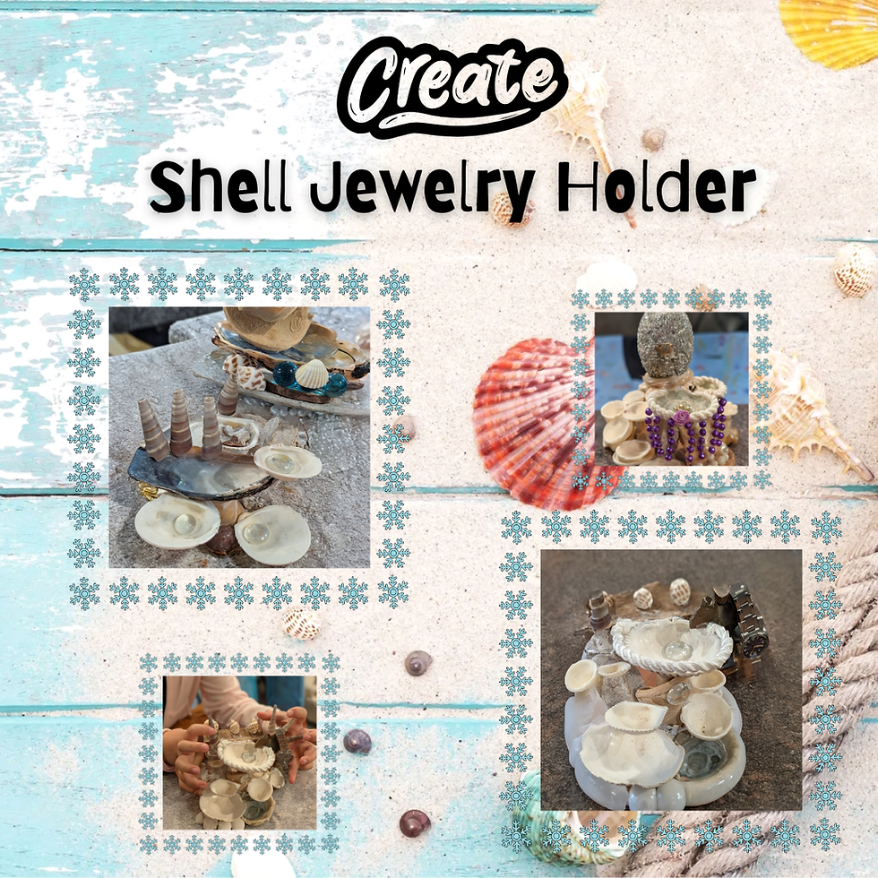 Beautiful Shell Jewelry Stand