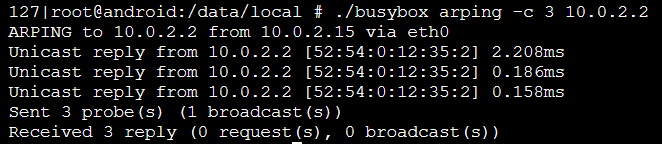 Network scanning with Mobile Devices