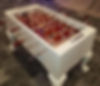 White Foosball Table