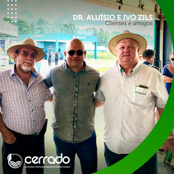 Dr. Aluísio e Ivo Zils clientes e amigos