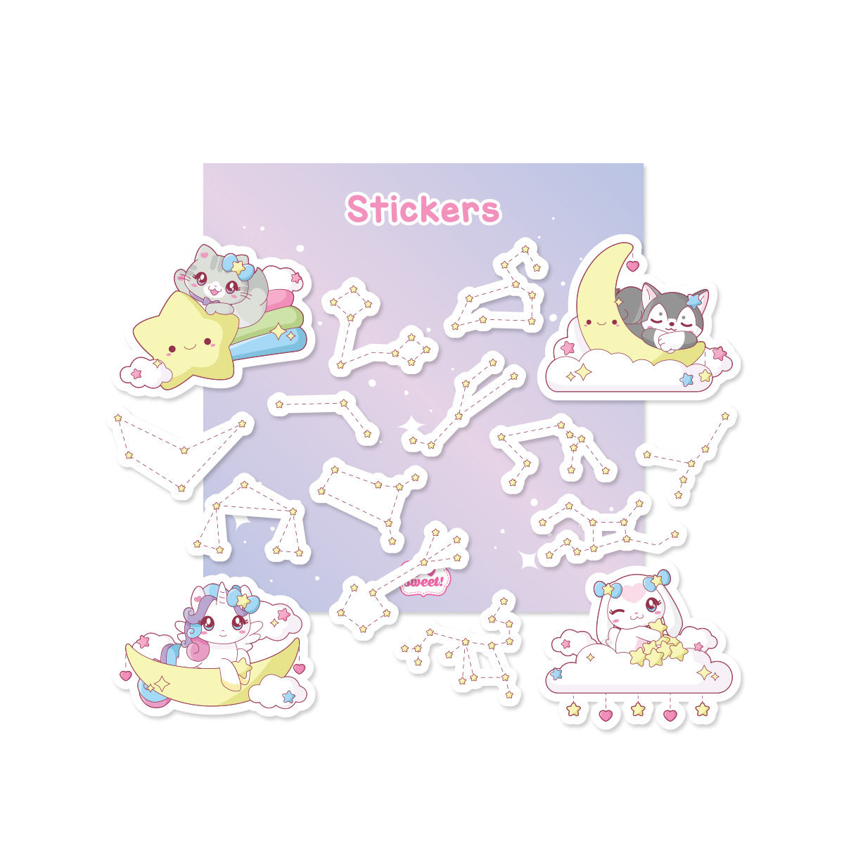 Sticker Pack Constelaciones