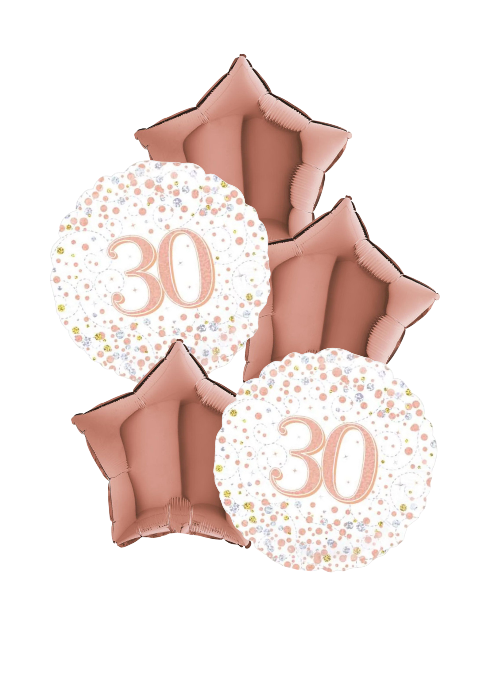 30th Birthday Bouquet Rose Gold