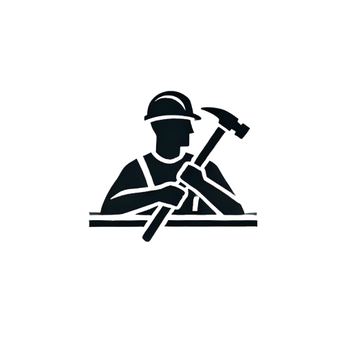 Light construction work logo