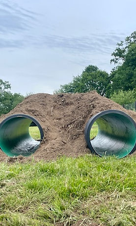 Tunnel run Secure Dog walking field in Bovey tracey Newton abbot Devon