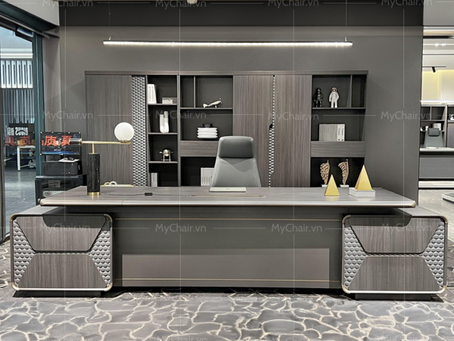 Tối Ưu Hóa Không Gian Văn Phòng với Bàn Giám Đốc Chữ L Thiết Kế Độc Đáo
