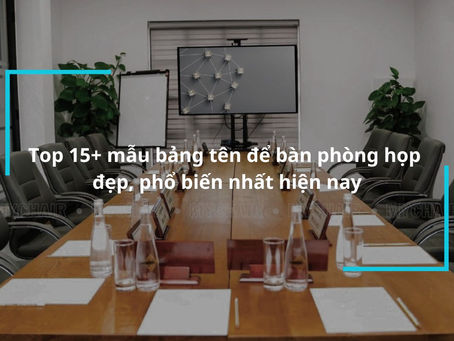 Sáng Tạo và Tiện Ích: Bảng Tên Phòng Họp Đa Dạng Cho Mọi Nhu Cầu
