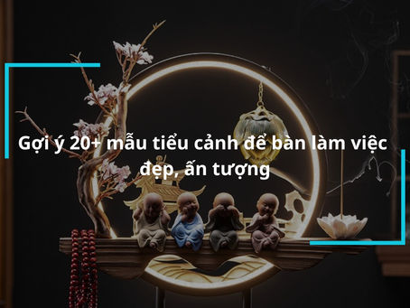Làng quê bình yên: Thiết kế tiểu cảnh làm việc độc đáo