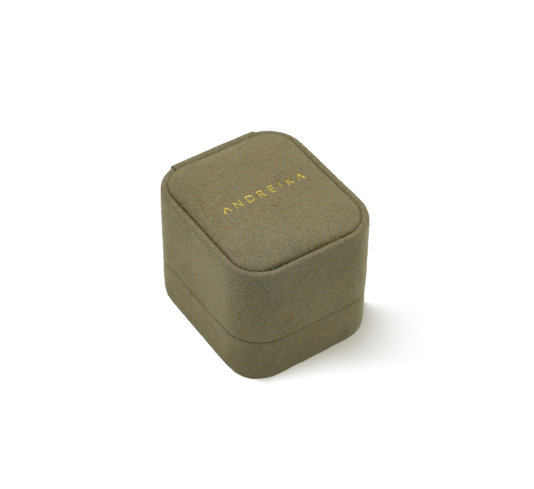 Sage Suede Single Ring Box