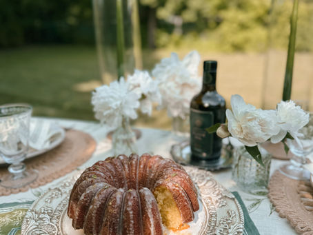 Lemon Verbena Olive Oil Cake