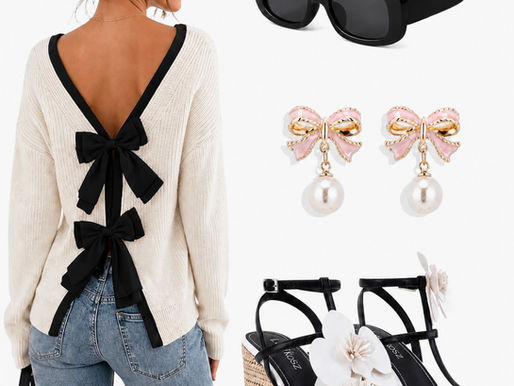 Cozy Bows & Statement Florals: A Chic Look You’ll Want to Recreate