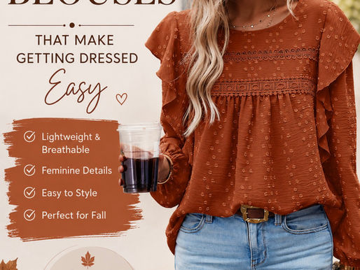 Fall Blouses That Make Getting Dressed Easy