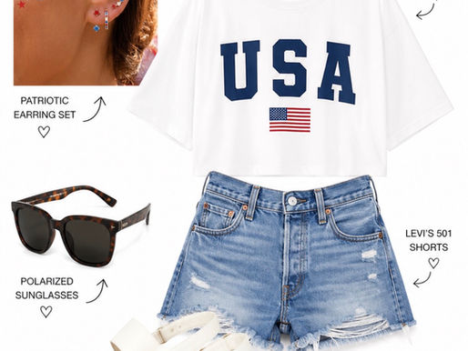 Red, White & Cute Summer Outfit Inspo