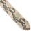 Thumbnail: Black and White Snake Premium Leather Guitar Strap-Metallic Snake Print Leather