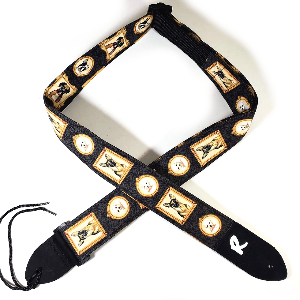 Thumbnail: German Shepherd Poodle Dogs  Guitar Strap -Boxer French Bulldog Guitar Strap-Wor