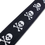 Thumbnail: Skull Crossbones Ukulele Strap - Black White Skull Crossbones Ukulele Strap -