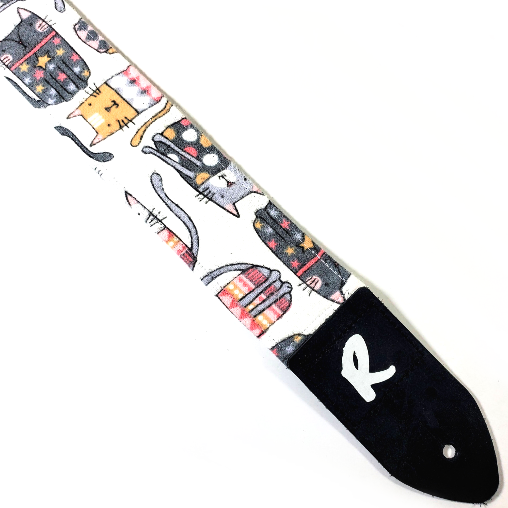 Cats in Sweaters Guitar Strap-Cute Kitty Guitar Strap-Kitten Guitar Strap