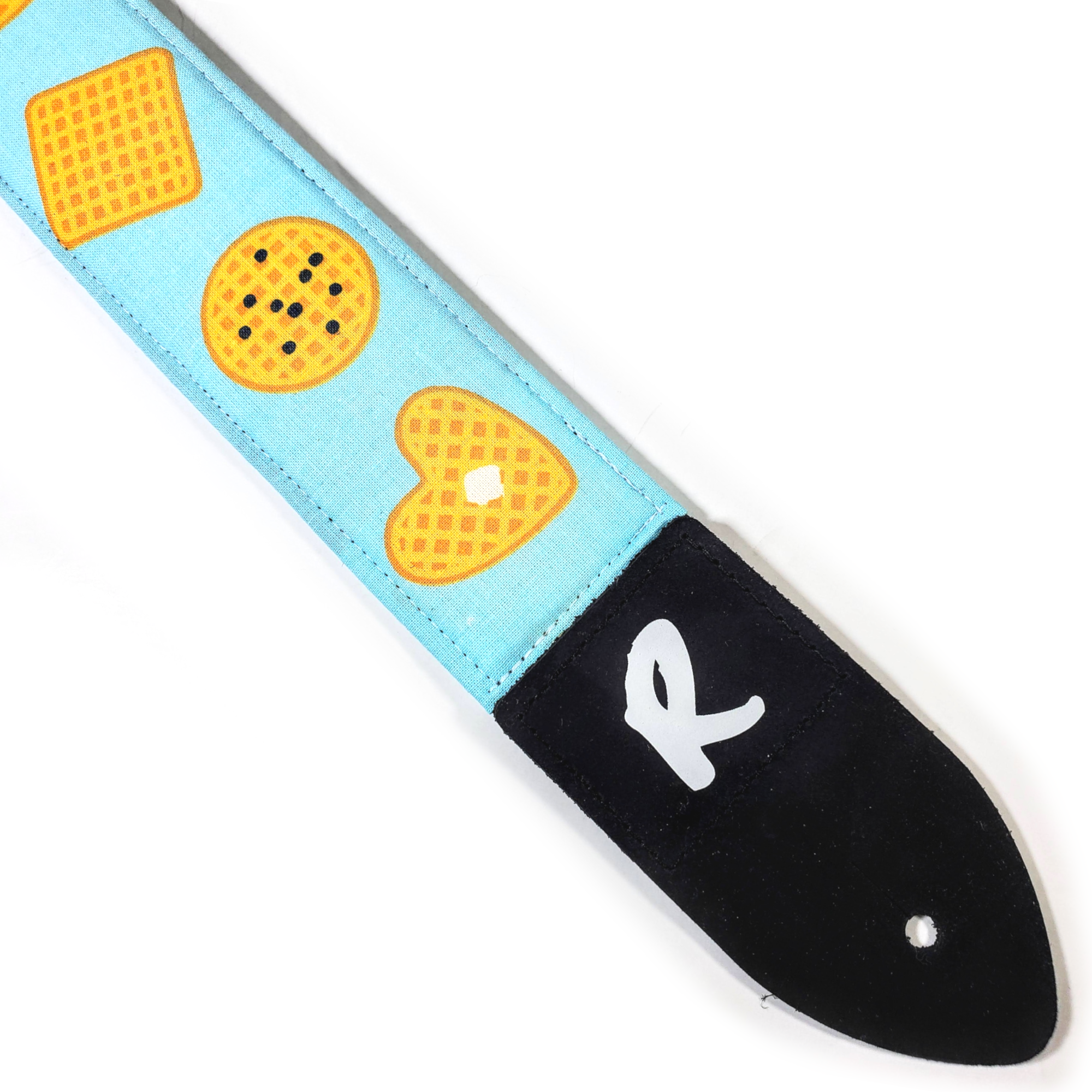 Waffles Guitar Strap- Waffle Guitar Strap - Heart Waffle Guitar Strap