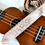 Thumbnail: Silver Snake Premium Leather Ukulele Strap - Snake Print Ukulele Strap -Handmade