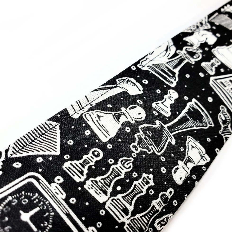 Thumbnail: Chess Guitar Style Bag Strap -Chess Master Cross Body Style Bag Strap -