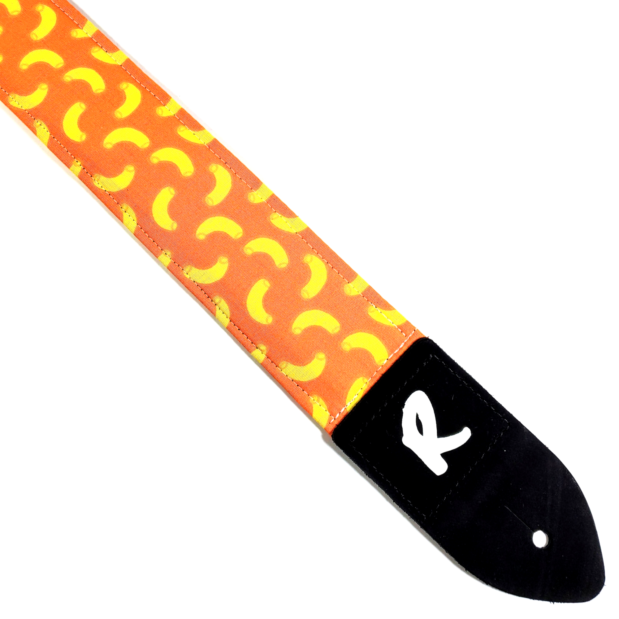 Mac n' Cheese Guitar Strap - Macaroni and Cheese Guitar Strap - Mac & Cheese