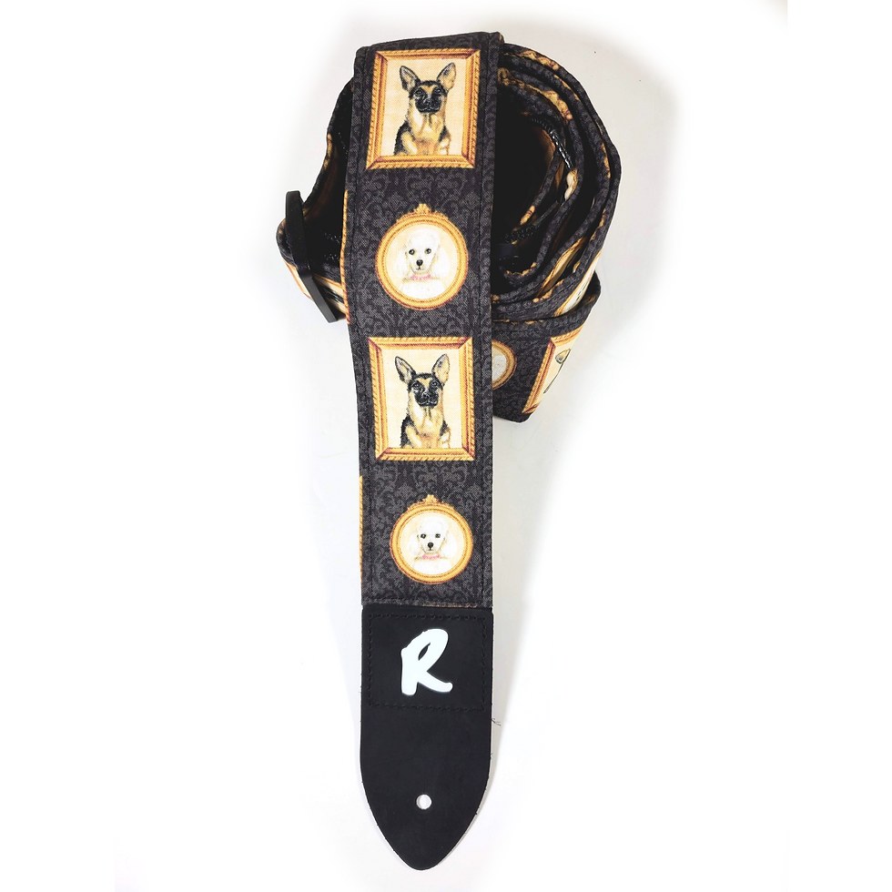 Thumbnail: German Shepherd Poodle Dogs  Guitar Strap -Boxer French Bulldog Guitar Strap-Wor