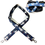 Thumbnail: Cross Body Space Man Guitar Style Bag Strap - Astronaut Stars - Custom Hardware