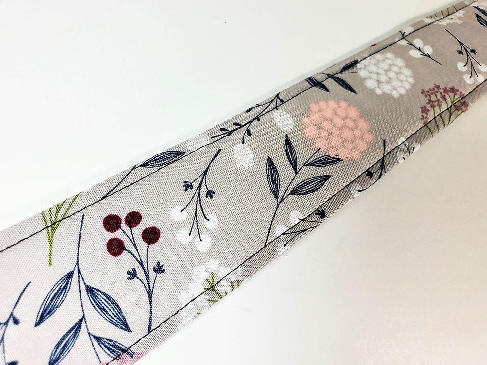 Thumbnail: Grey Dandy Lion Guitar Strap - Dandy Lion Guitar Strap - Adjustable