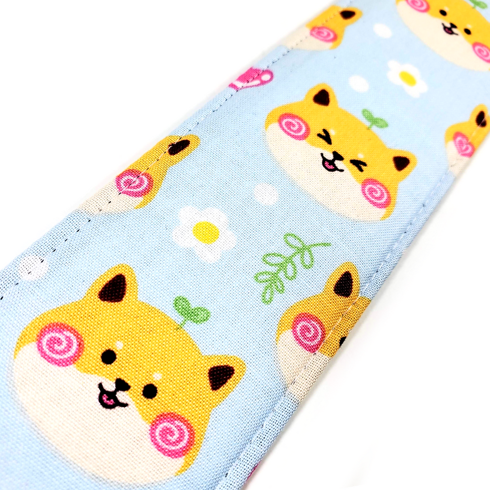 Thumbnail: Shiba Inu Dog Guitar Strap-Cute Dogs-Puppy Dogs- Cute Puppies -Handmade-