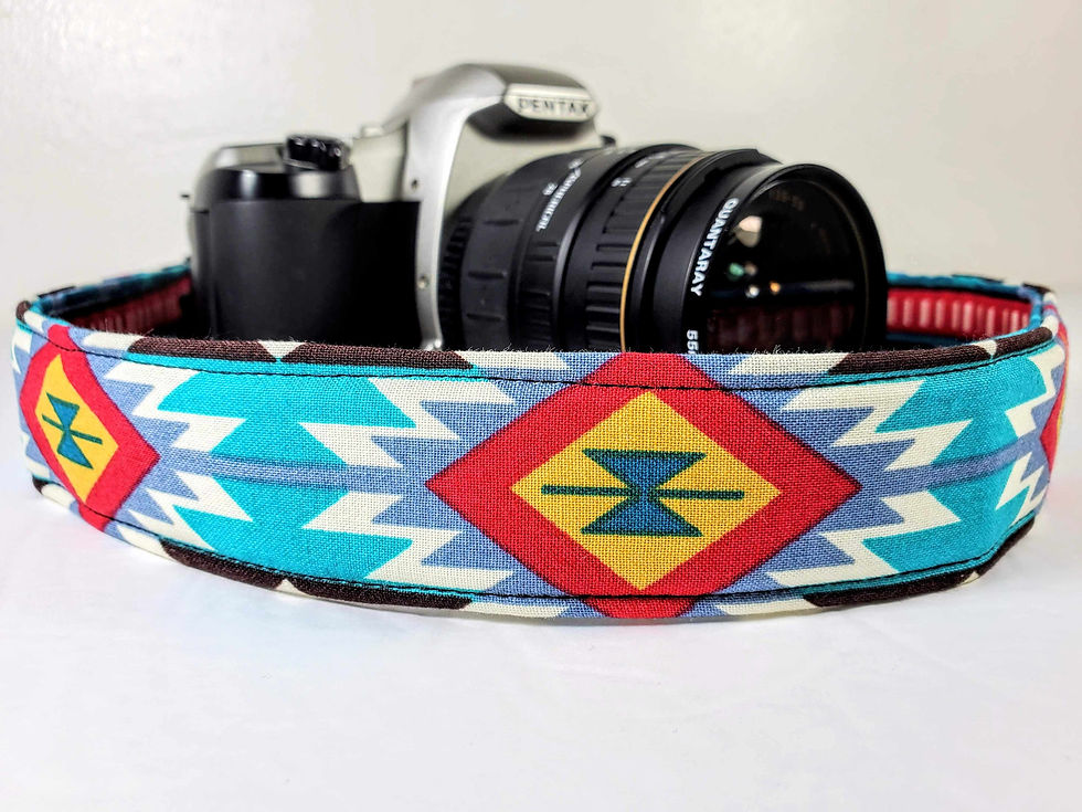 Thumbnail: Southwest Camera Strap - Western Camera Strap - Double Paddedd