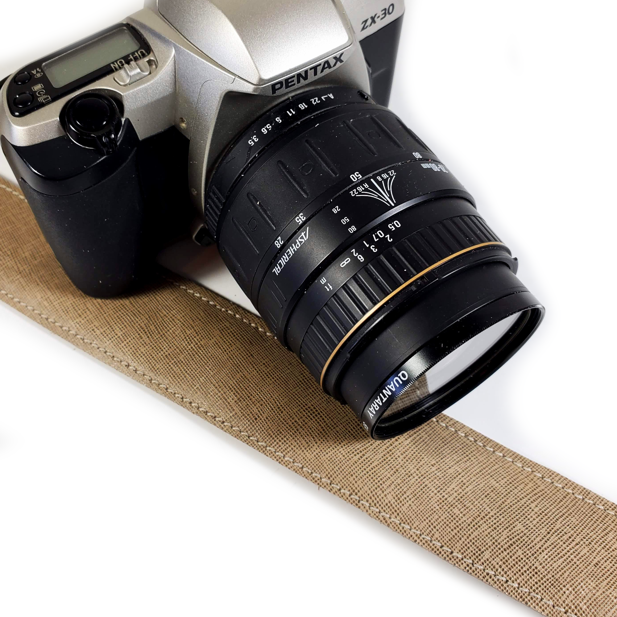 Brown Premium Leather Camera Strap - Light Brown Camera Strap- Soft Leather