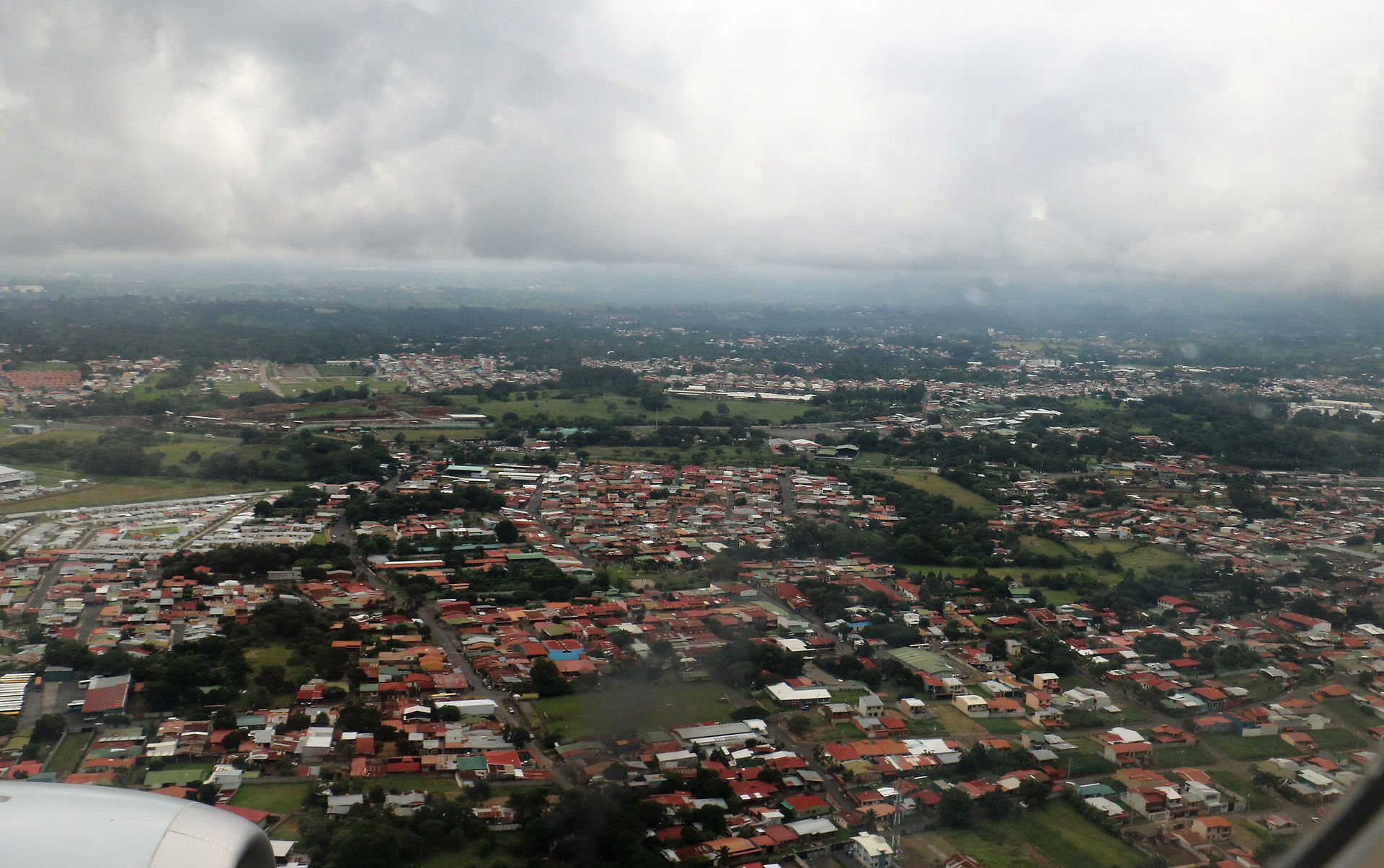 Arriving in SJO in the rainy season.