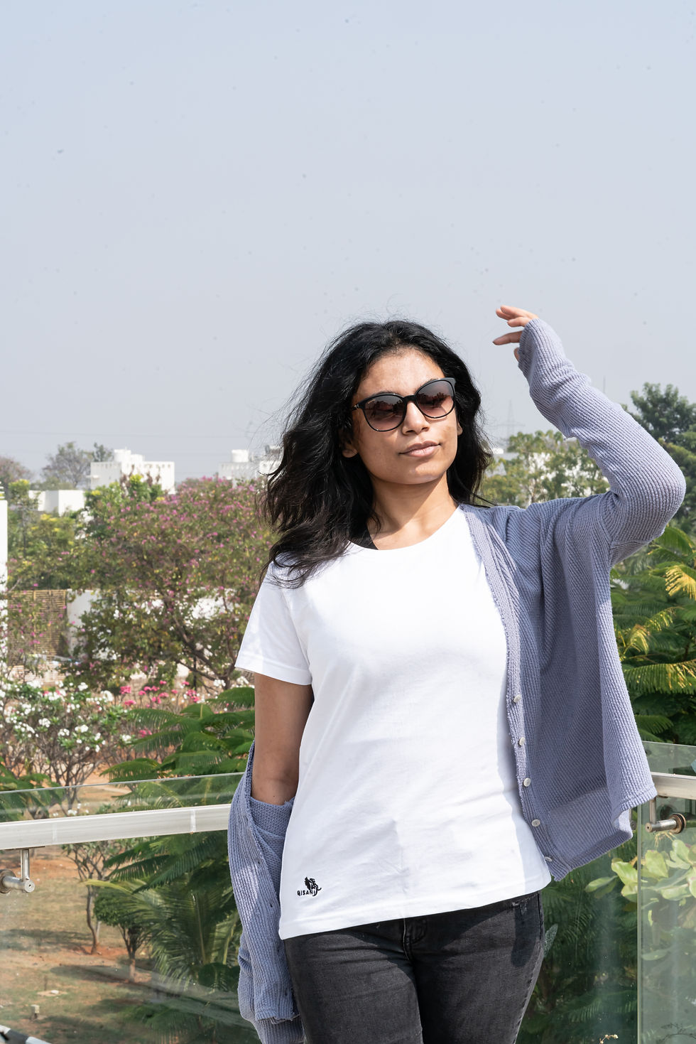 Thumbnail: Women's Patterned White Tee