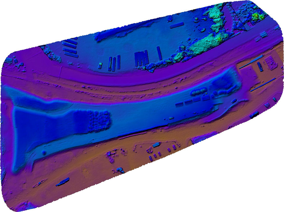 Environmental impact assessment using a drone