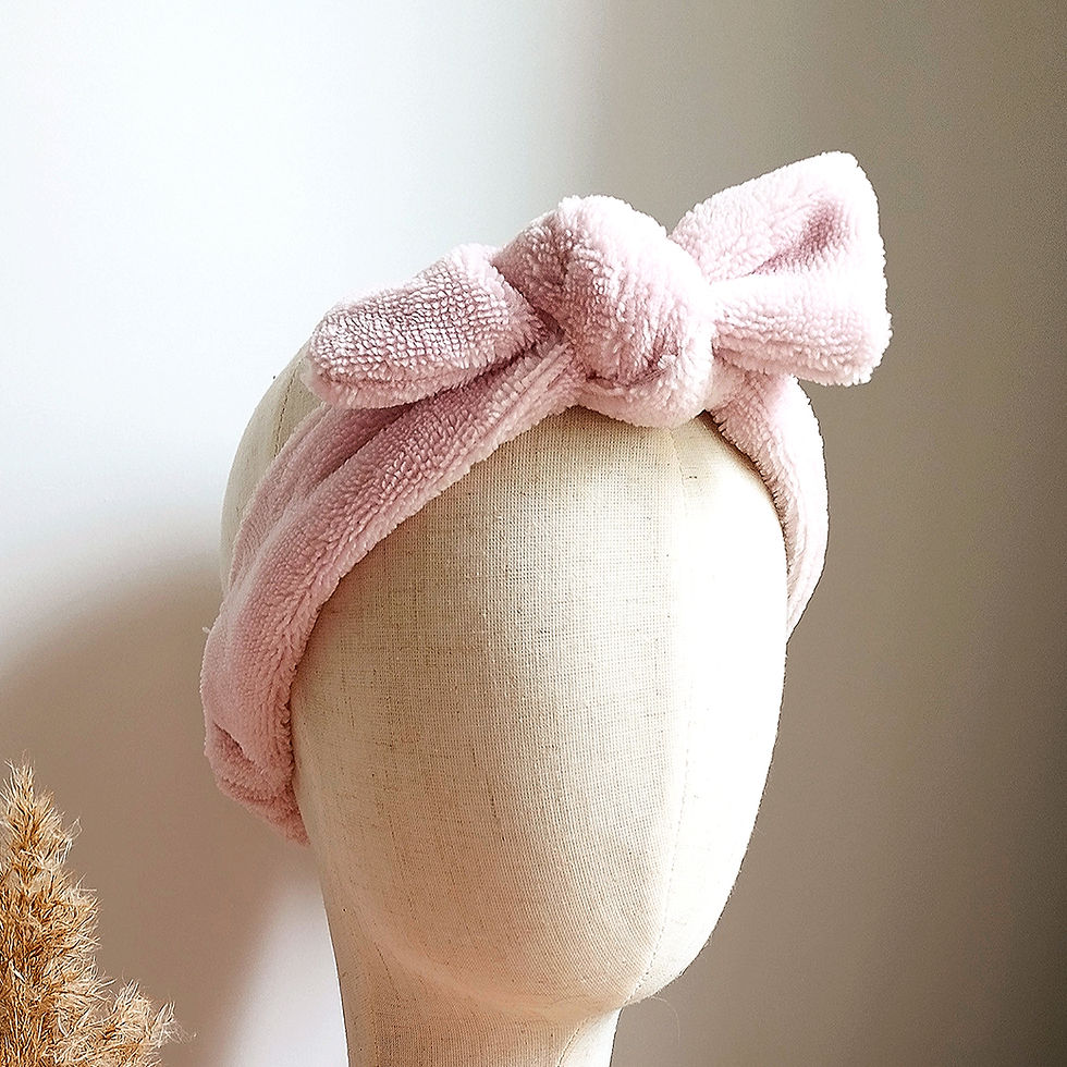 Miniature : accessoires de bain en bambou - fleur de douche bambou - bandeau cheveux demaquillage -  chouchou - bracelet de poignet