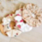 chouchou simple - accessoire cheveux - élastique - double gaze de coton