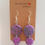 Miniature : Boucles Trio Violettes Pailletées