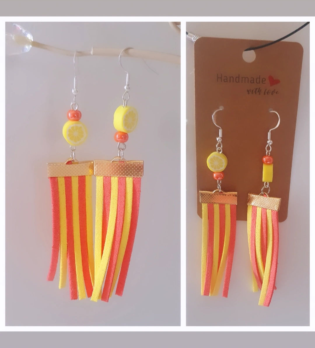 Boucles Cordons Duo Citrons